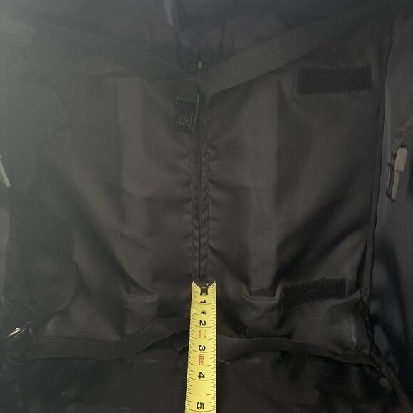 Vintage 14 x 14 x 8”Rolling Travel  Duffle Luggage Black Hibiscus Hawaii Floral - Picture 11 of 16